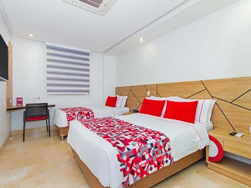 Habitación Triple del Hotel OBO en Medellín