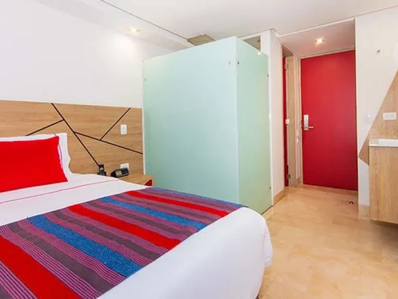 Habitación Doble del Hotel OBO en Medellín